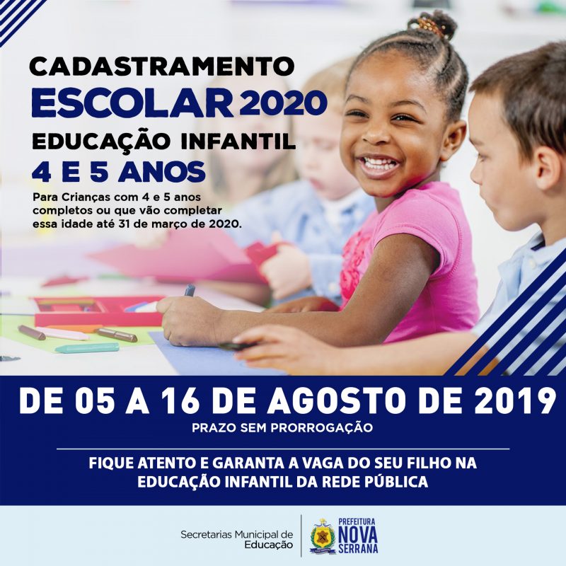 Cadastramento Escolar Para 4 E 5 Anos Termina Nesta Sexta Feira Jornal O Popular 8528