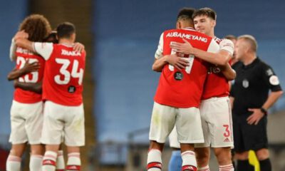 Com gols de Aubameyang, Arsenal vence City e vai à final da Copa da Inglaterra