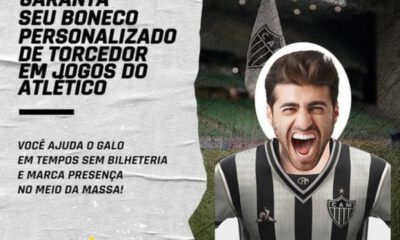 Galo vai vender bonecos personalizados do torcedor para três jogos como mandante