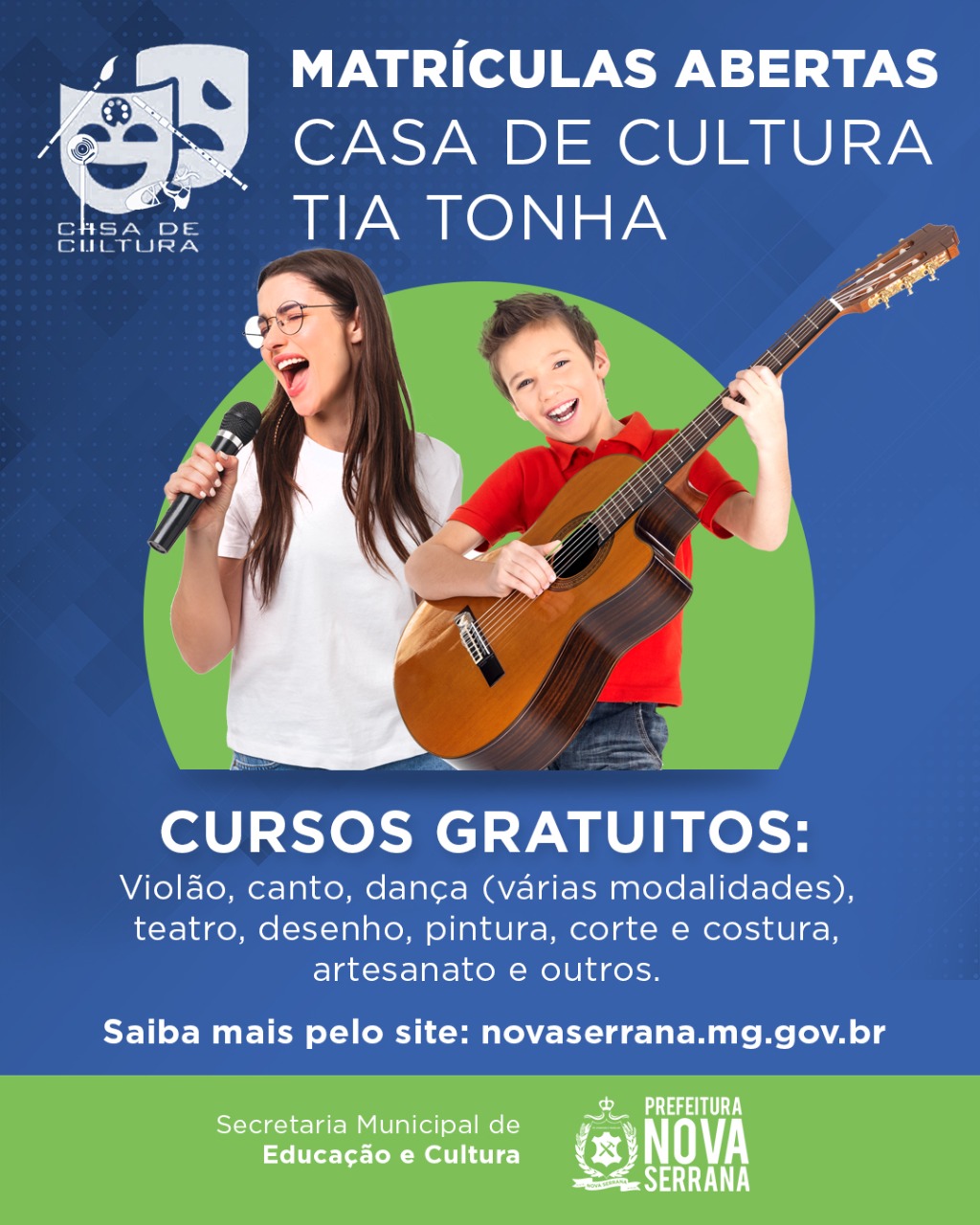 Prefeitura abre, em fevereiro, inscrições para cursos de violão