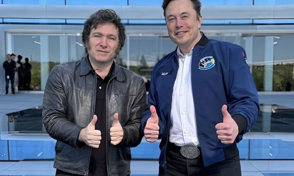 milei-oferece-ajuda-a-musk-em-conflito-judicial-da-rede-x-no-brasil