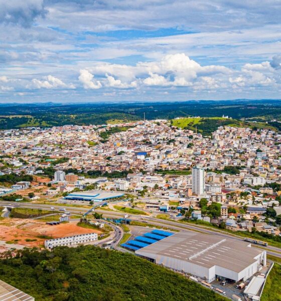 cidade vista de nova serrana panorama